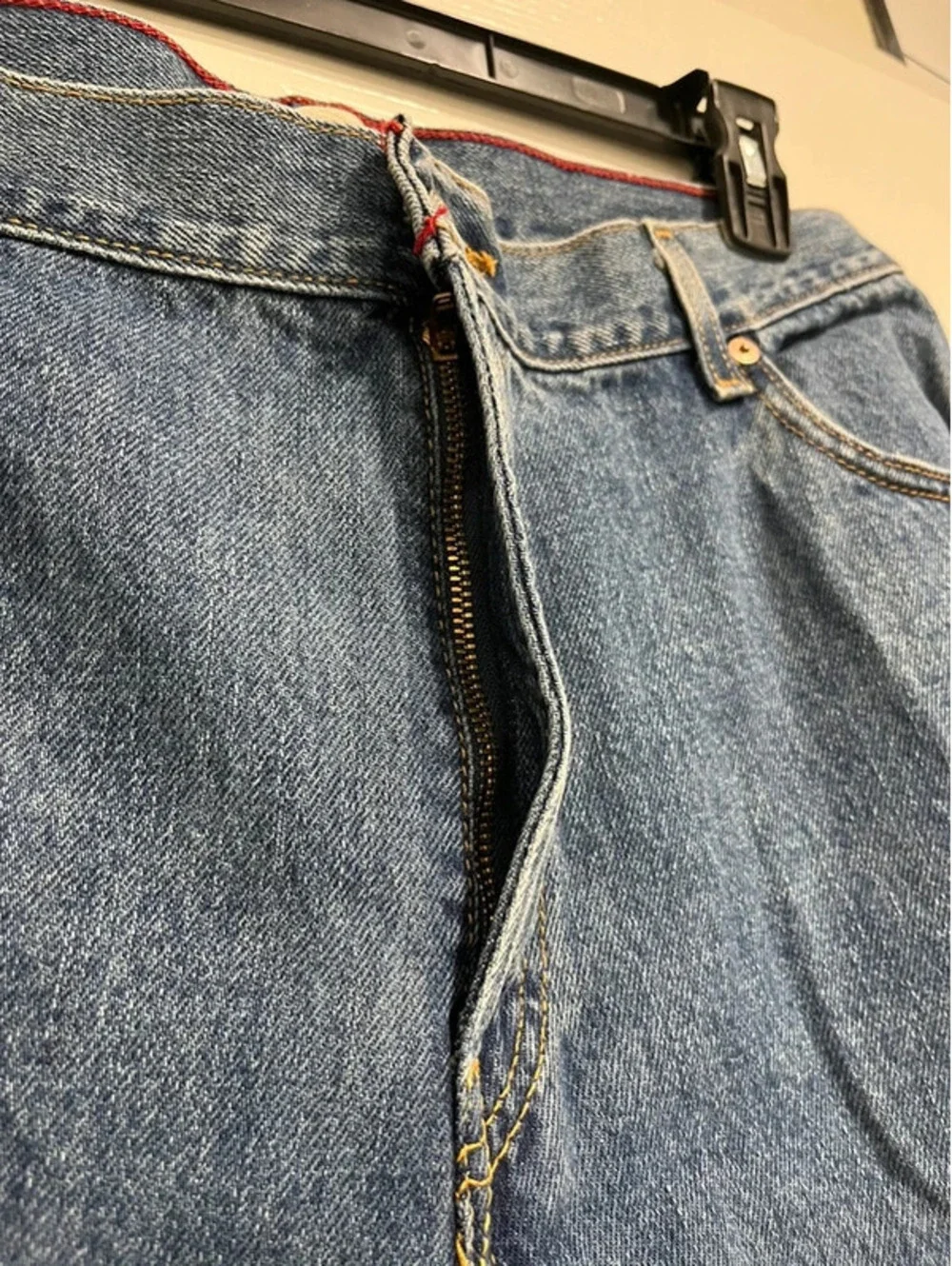 Levi's 550 Relaxed Tapered Straight Fit Jeans Blue Denim W34 L32 16M